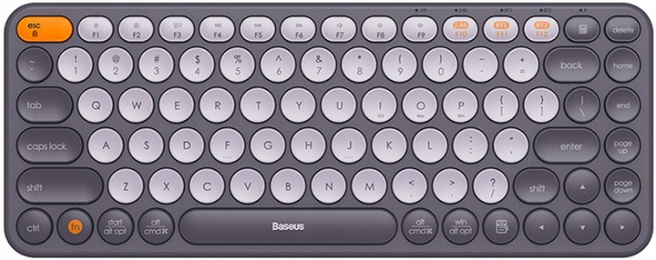 Klawiatura bezprzewodowa Baseus K01A Bluetooth Szara