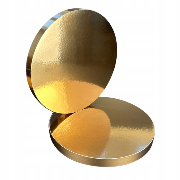 Podkład pod tort STYRODUR ZŁOTY 40 cm TWARDY ZŁOTY BOK Gruby CakeDecor