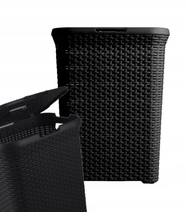 CURVER RATTAN STYLE KOSZ ŁAZIENKOWY NA PRANIE BIELIZNE UBRANIA 60L