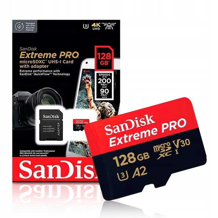 Karta pamięci SanDisk Extreme PRO microSDXC 128 GB