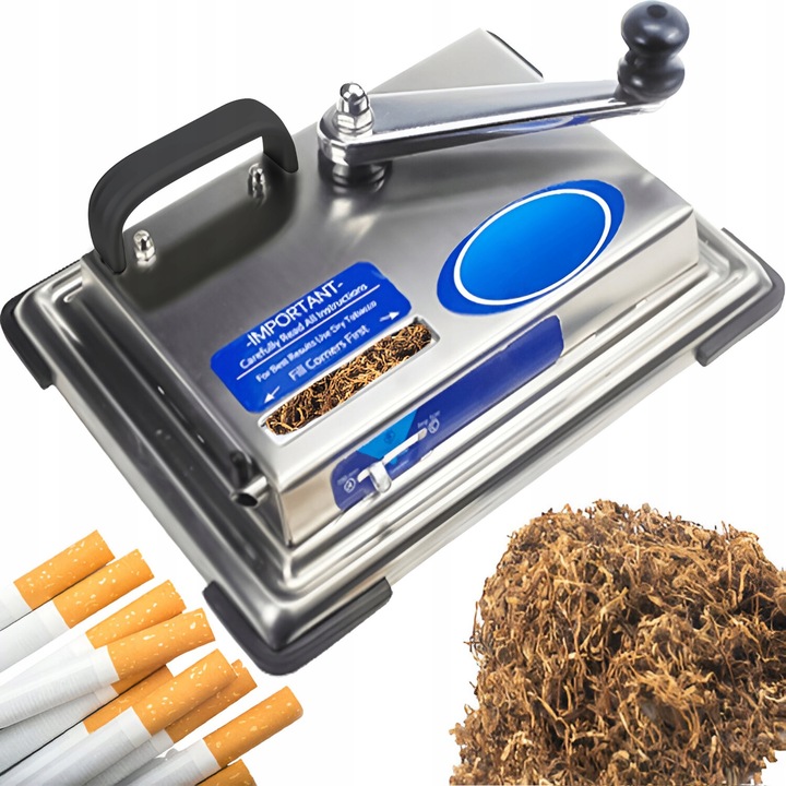 TŁOKOWA MASZYNKA NABIJARKA DO PAPIEROSÓW GILZ 8MM PRECYZYJNE NABIJANIE