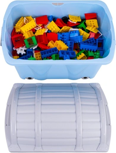 KLOCKI KONSTRUKCYJNE 500 w POJEMNIKU POLSKIE DUŻE