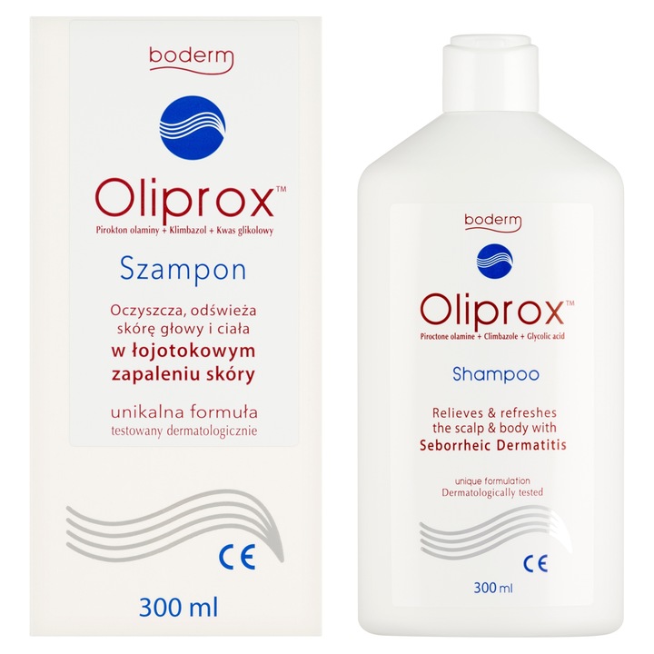 Oliprox, szampon na łojotokowe zapalenie skóry, 300 ml