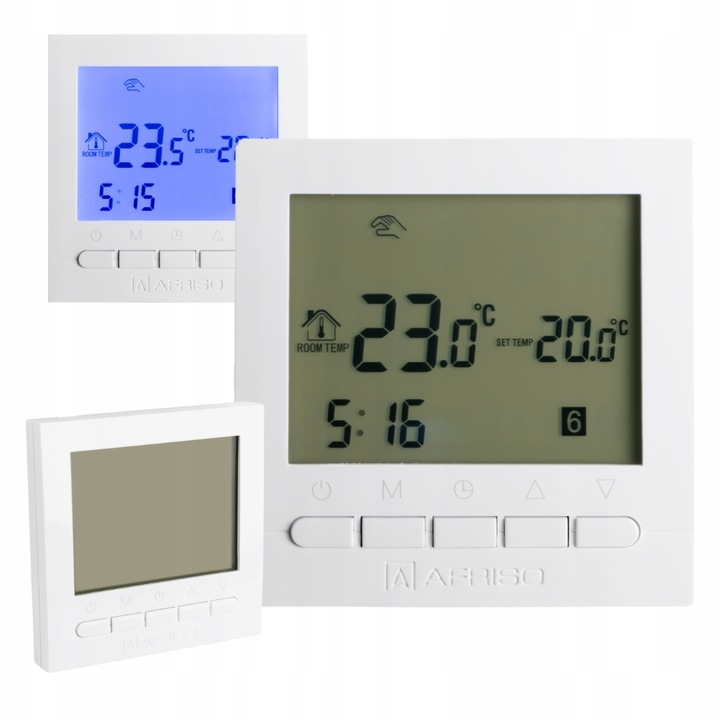 STEROWNIK REGULATOR TEMPERATURY PRZEWODOWY TERMOSTAT TYGODNIOWY AFRISO