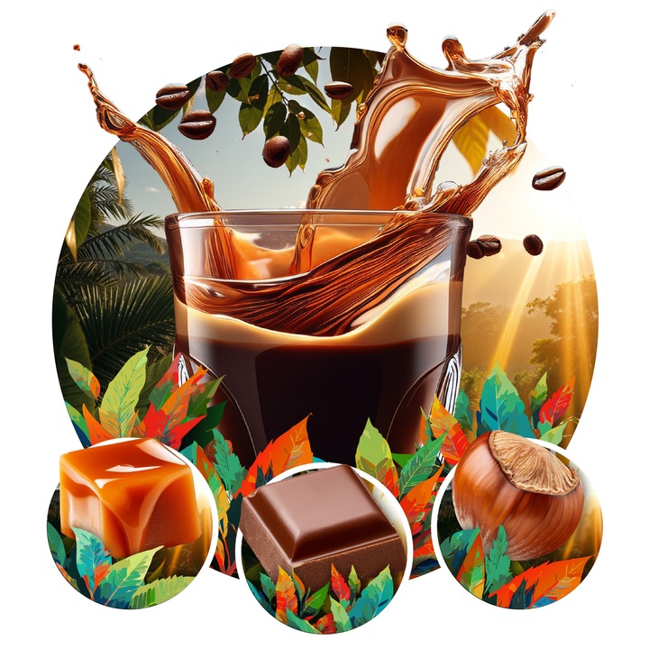 Kawa ziarnista Brazylia 1kg Świeżo Palona - 100% Arabica - Monte Carmelo