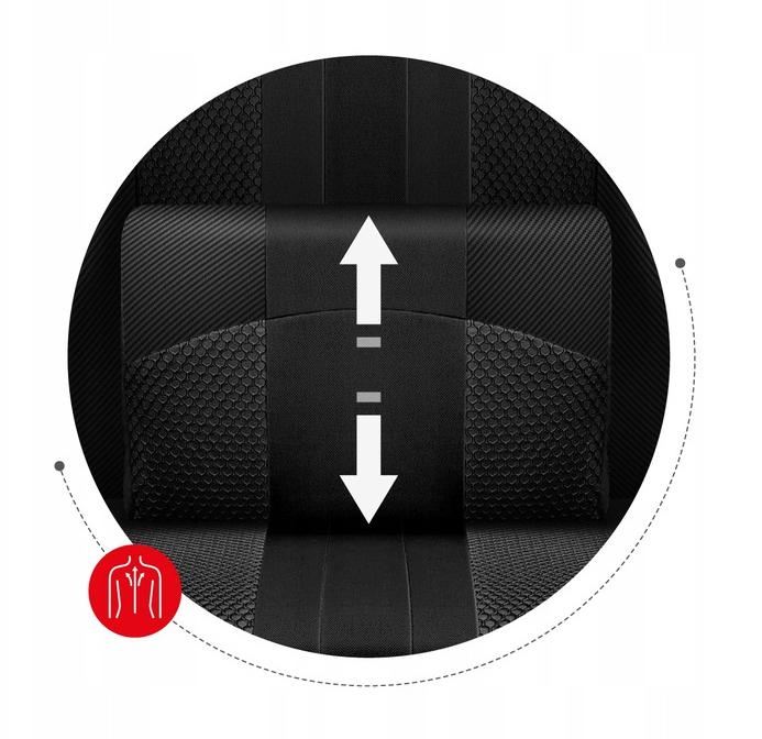 Fotel gamingowy gracza PODNÓŻEK regulowane oparcie HUZARO Force 4.7 Carbon