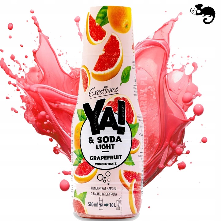 YA! KONCENTRAT SODA STREAM LIGHT ZERO bez cukru mix 8 SMAKÓW x500ml aż 4L !