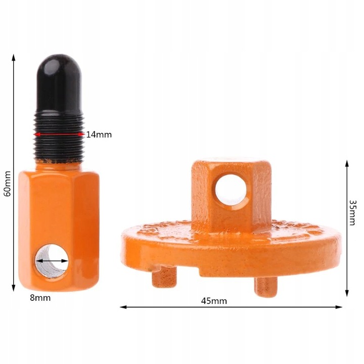 KLUCZ DO SPRZĘGŁA ŚCIĄGACZ BLOKADA TŁOKA DO PIŁY PILARKI SPALINOWEJ