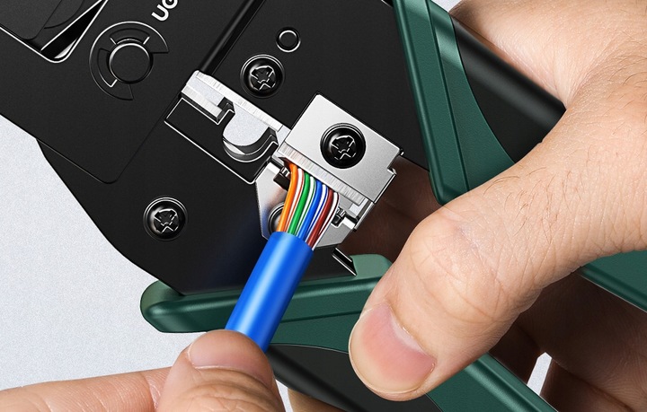 UGREEN Szczypce Zaciskarka Kabli Wtyczek Końcówek LAN Ethernet RJ 8P /