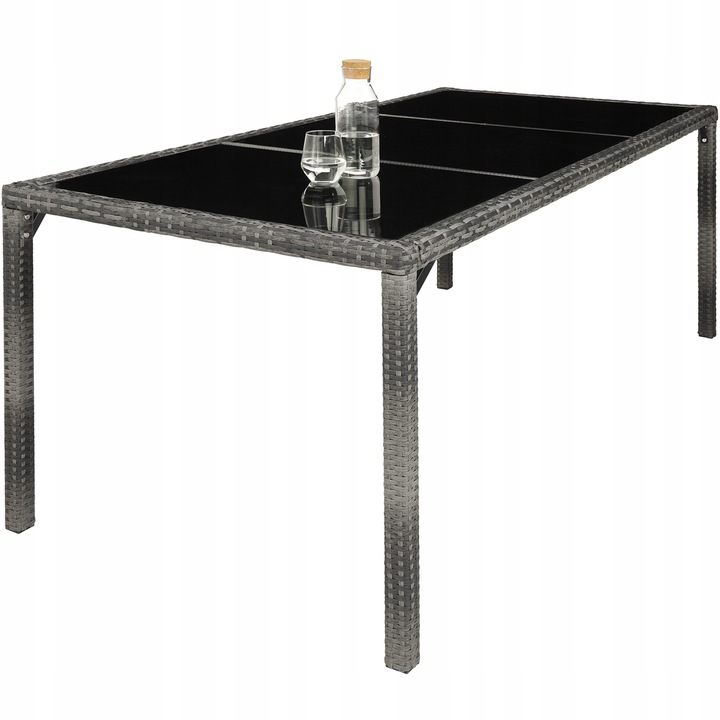 Meble ogrodowe technorattan 8+1+pokrowiec