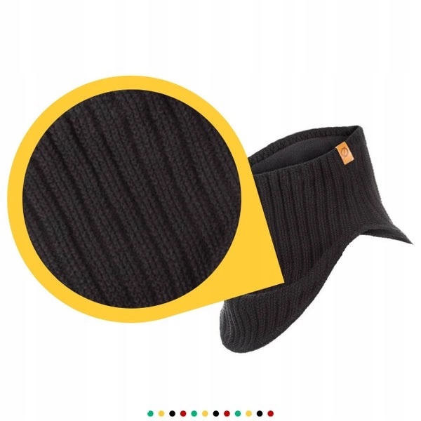 Zimowy komin z ociepleniem Brødrene k1 czarny 9911