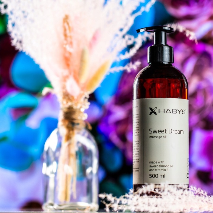 OLEJEK DO MASAŻU REYA SWEET DREAMS 500 ML WITAMINA E UJĘDRNIA NAWILŻA
