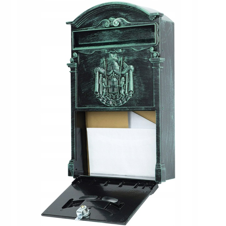 SKRZYNKA NA LISTY POCZTĘ LIST POCZTOWA LISTOWA GAZETY RETRO ANTYCZNA