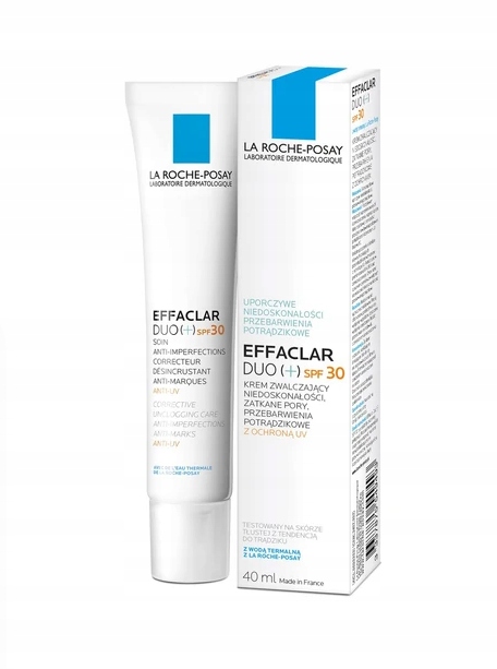 EFFACLAR DUO + krem zwalczający niedoskonałości 40 ml La roche