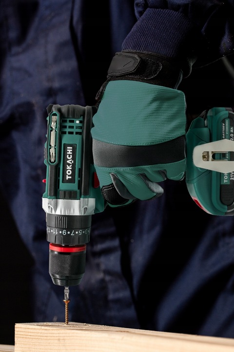 WIERTARKO WKRĘTARKA AKUMULATOROWA UDAROWA WIERTARKA 2xAKU METALOWA