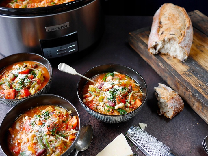 Duży Wolnowar Ceramiczny CrockPot 7.5l cyfrowy, Wyjmowana misa +