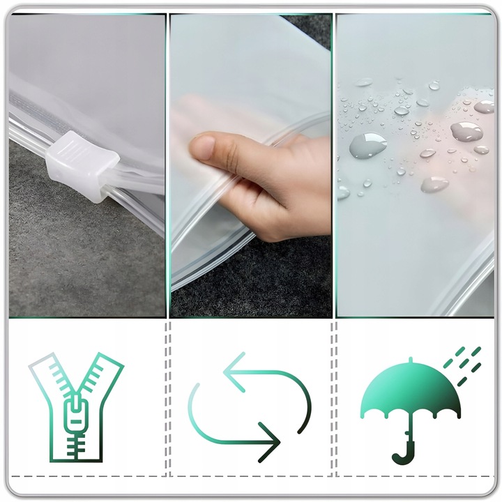 Organizer Podróżny Do Walizki Torby Szafy Zestaw 16 Szt Ubrania I Buty