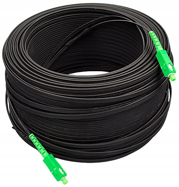 KABEL ŚWIATŁOWÓD SM SC/APC 30m SIMPLEX FTTH OUTDOOR ZEWNĘTRZNY