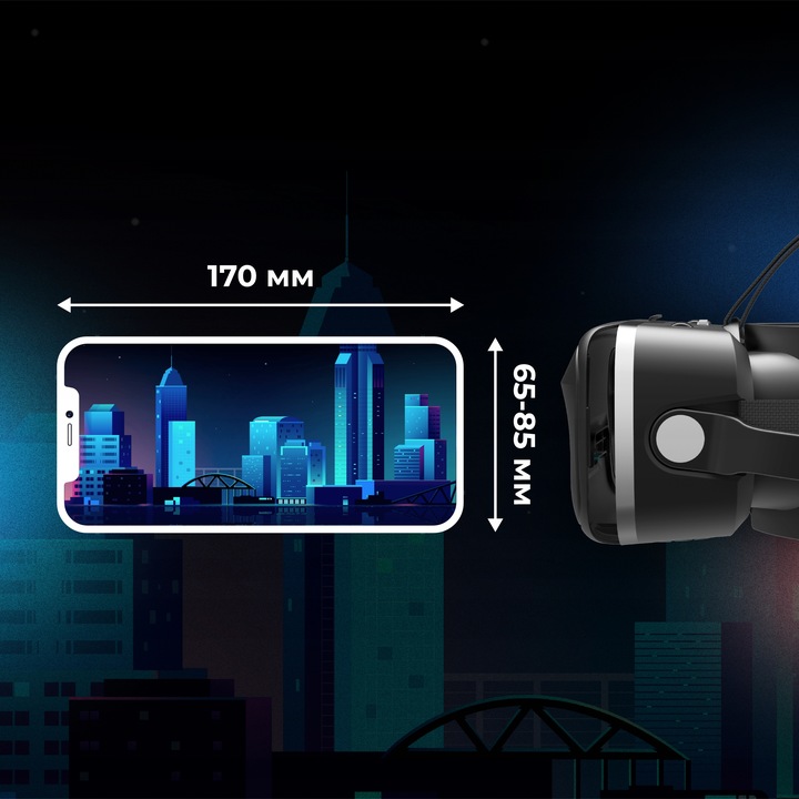 OKULARY VR GOGLE 3D MIRU VMR600E