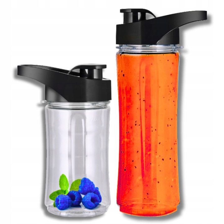 BLENDER KIELICHOWY MIKSER DO SMOOTHIE KOKTAJLI KRUSZY LÓD 2 BIDONY