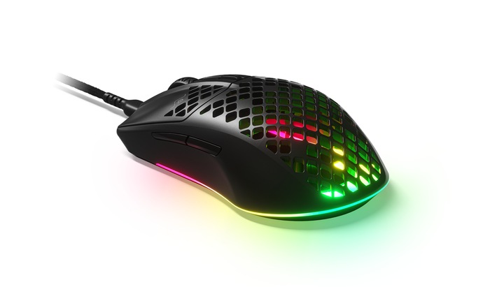 Myszka przewodowa SteelSeries Aerox 3 sensor optyczny Onyx