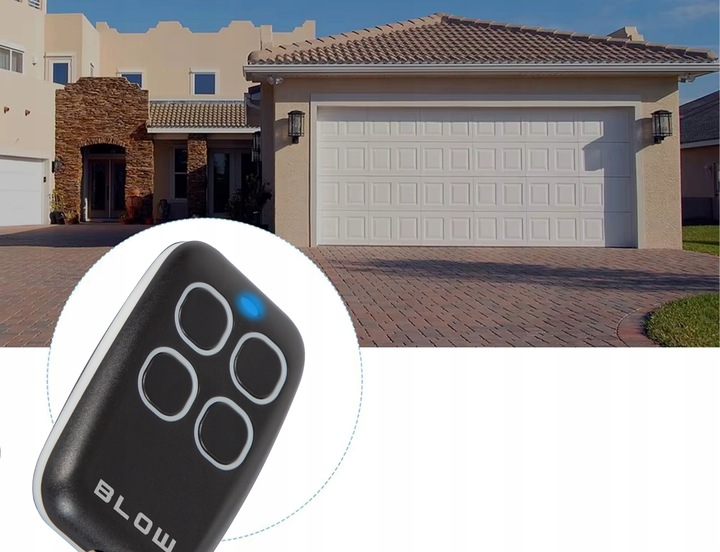 PILOT DO BRAMY UNIWERSALNY SAMOKOPIUJACY ALARM ROLET 433MHz 4 KANAŁOWY