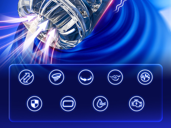 masturbator męski z 3 pompkami i 7 ruchami obrotowymi, wibrujący i ssący