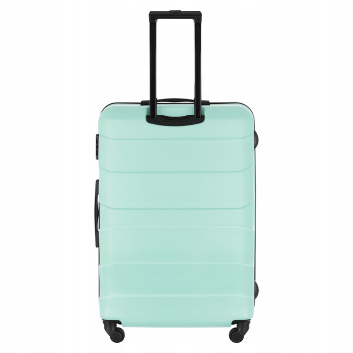 Duża WALIZKA Podróżna BAGAŻ REJESTROWANY twarda POJEMNA TORBA XXL mięta
