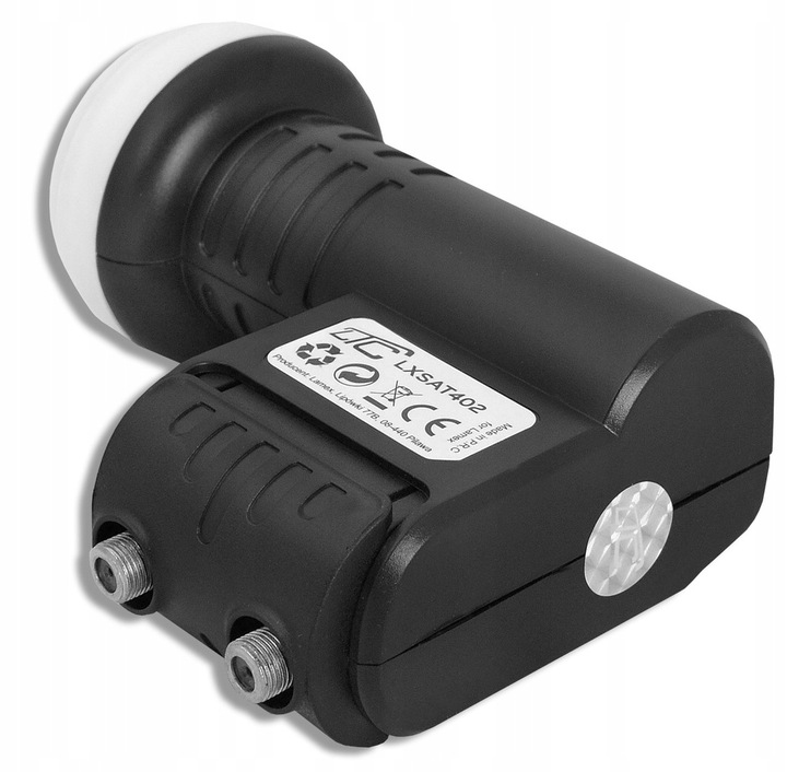 KONWERTER SATELITARNY 4K PODWÓJNY TWIN 2 GNIAZDA WTYKI GRATIS