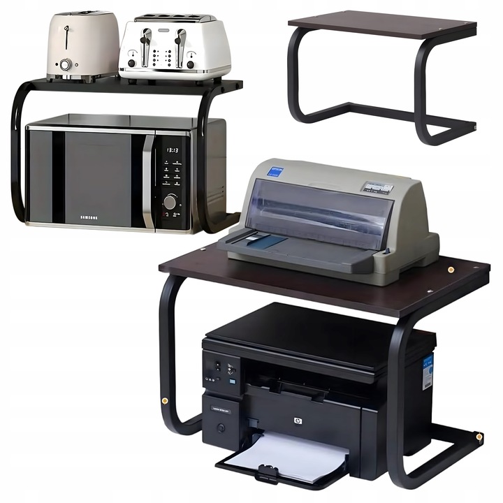 Półka do Kuchni Biura Łazienki na Drukarkę Mikrofalówkę Regał 53x35x37