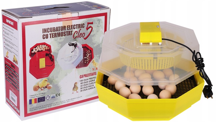 INKUBATOR 60 JAJ WYLĘGARKA KLUJNIK Cleo 5