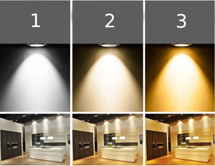 Panel LED plafon okrągły natynkowy 18W CCD