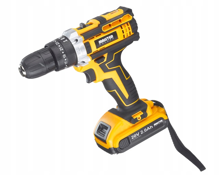 UDAROWA Wiertarka Wkrętarka AKUMULATOROWA WALIZKA 2xAKU 20V BITY