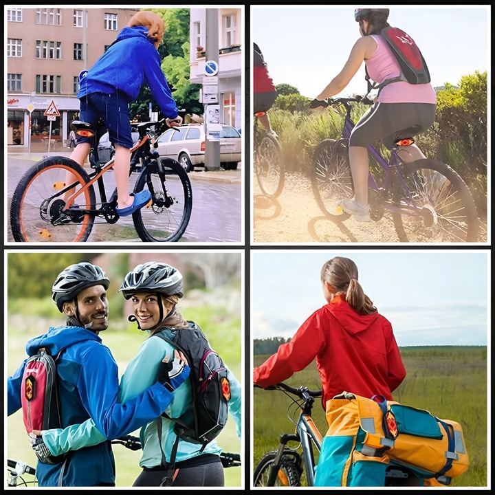 MOCNA LAMPKA ROWEROWA TYLNA KIERUNKOWSKAZY ROWEROWE ŚWIATŁO TYŁ LED USB