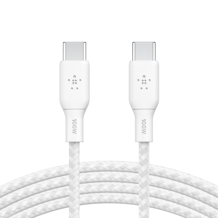 Belkin - Kabel Boost - USB-C do USB-C PD, 5A 100W, z oplotem nylonowym, 2 m
