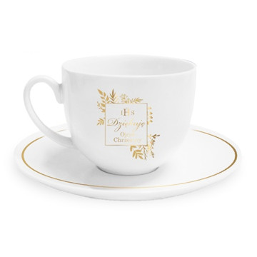 Prezent Na Komunię Świętą Podziękowanie Upominek Filiżanka Dla Ojca Matki