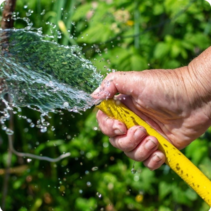 WĄŻ OGRODOWY 3/4" 30m WZMACNIANY MEGA WYTRZYMAŁY Do podlewania ogrodu żółty