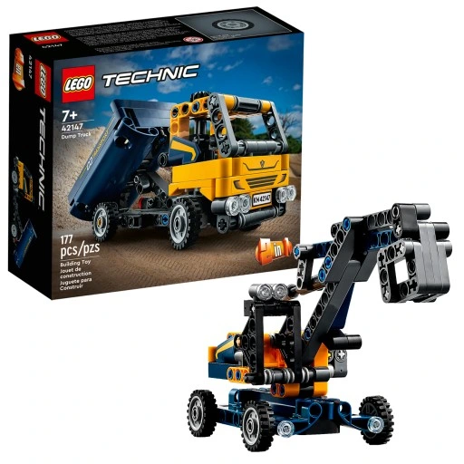 LEGO Technic 2 w 1 - Wywrotka lub Koparka (42147)