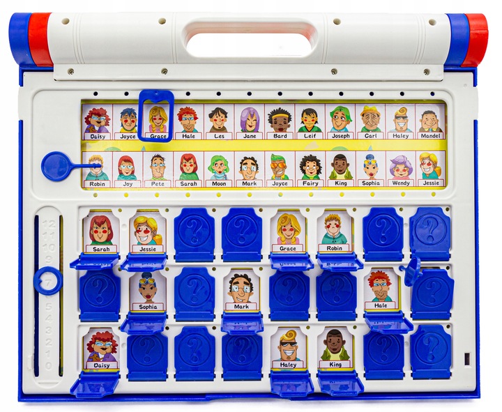 Gra Planszowa Towarzyska Pamięciowa Zgadnij Kto ? WHO IS IT? Detektyw