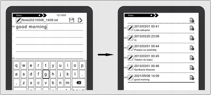 Czytnik Bemi Cognita Light2 /6 cali/smartLED podświetlenie/8GB czarny