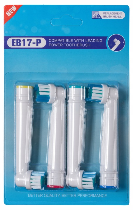 32x Końcówki do szczoteczki elektrycznej BRAUN Oral-B 32 szt EB-17P