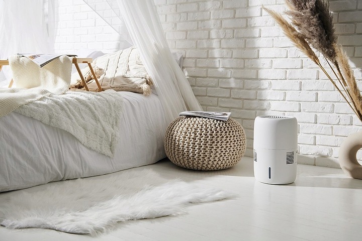 Nawilżacz ewaporacyjny KLARTA Humea White 300ML/H 3L 44M² cichy PZH