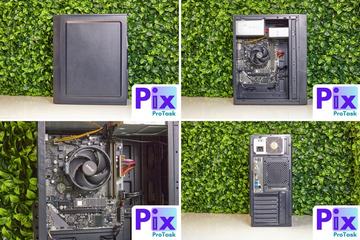 Pix ProTask Komputer Ryzen 5 32GB DDR4 1000GB NVMe Windows 11 Mocny Wydajny