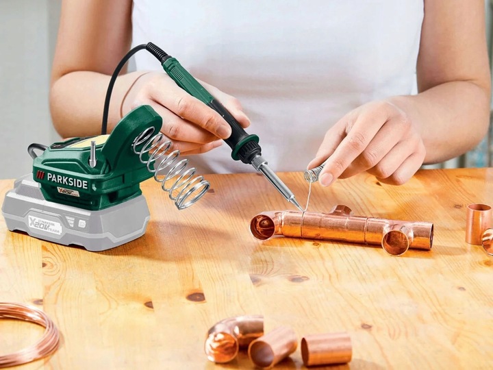 STACJA LUTOWNICZA lutownica PARKSIDE AKUMULATOROWA 20V X20V Team