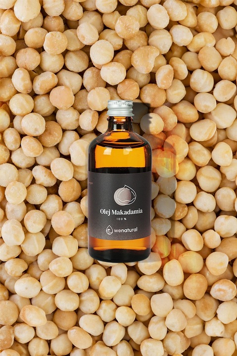 Olej Makadamia 500ml Wenatural Do skóry każdej, Włosów Cellulitu, Do Masażu