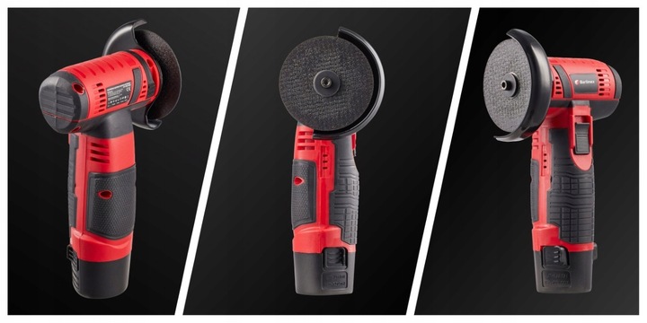 Szlifierka Kątowa Akumulatorowa MINI 2x 2,0Ah Zestaw Gumówka Kątówka