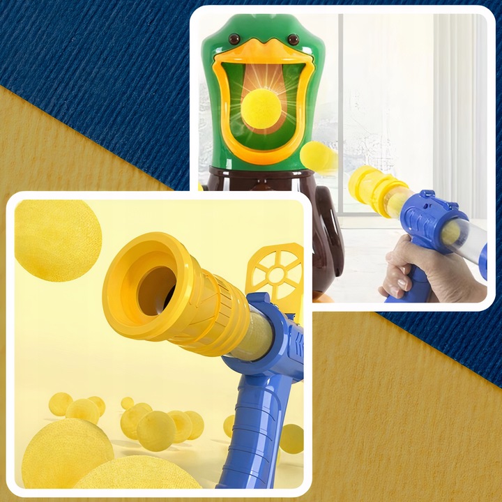 GŁODNA KACZKA STRZELANIE DO CELU PISTOLET ZABAWKOWY 2X GRA ZRĘCZNOŚCIOWA