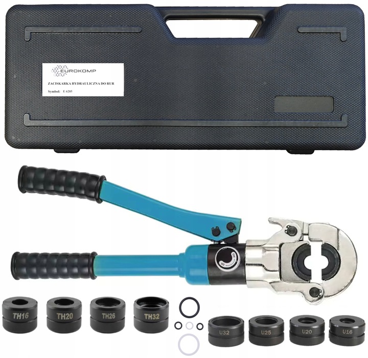 ZACISKARKA DO RUR PRASKA HYDRAULICZNA prasa OBROTOWA 8 MATRYC TH+U 10T