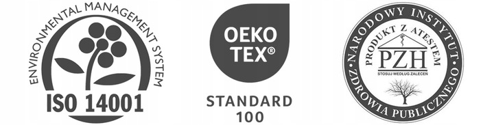 Materac 140x200 DARK exclusive H3 pocket stref MASUJĄCY kokos 24cm