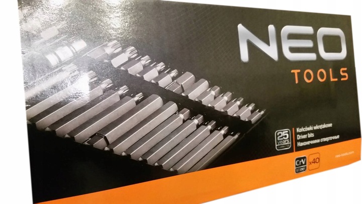ZESTAW KLUCZE TORX SPLINE HEX IMBUS x40 NEO 06-107